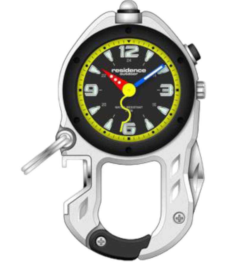 Backpacker Quartz Analog Watch Silver