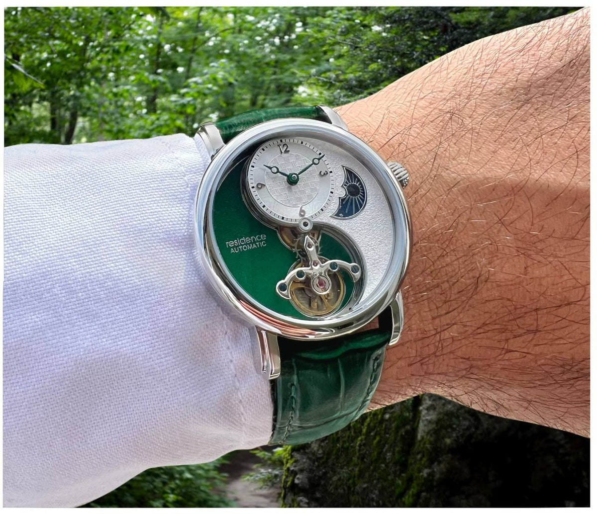 YIN YANG WATCH GREEN 37MM