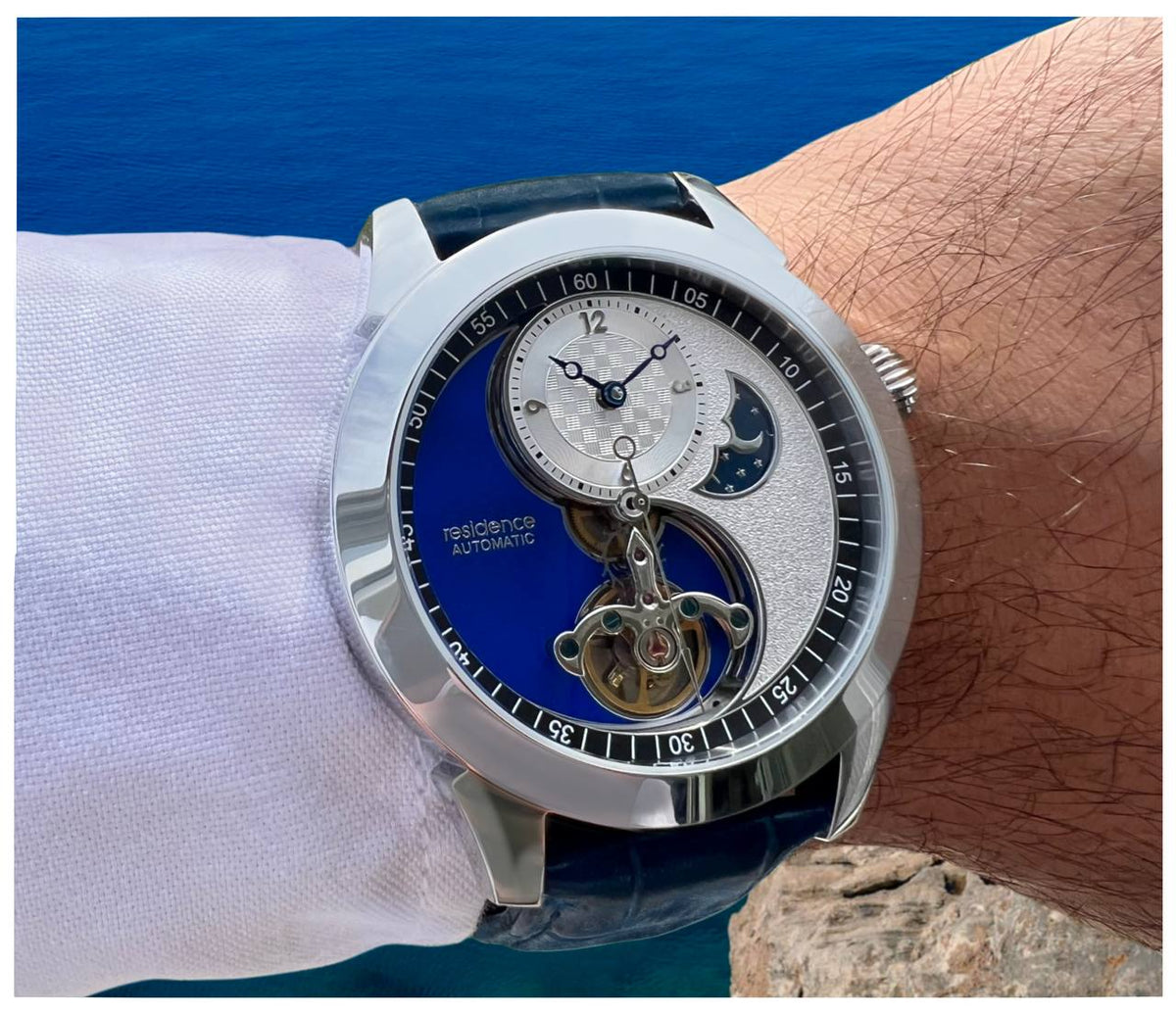 YIN YANG WATCH BLUE 44MM