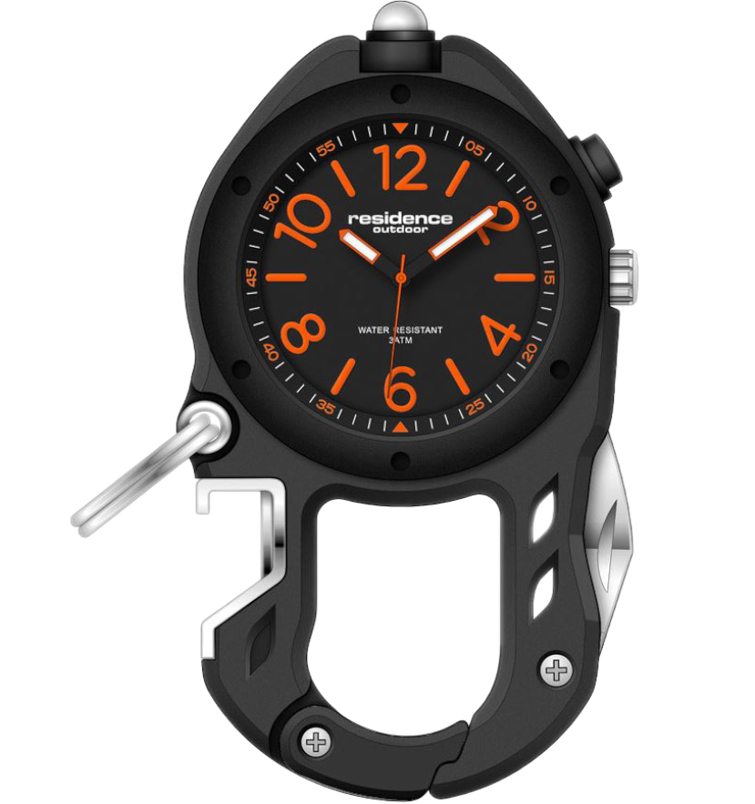 Backpacker Quartz Analog Watch Black