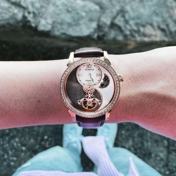 YIN YANG Watch STAR Rose Gold Colored 37mm