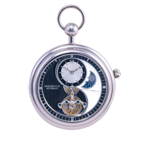 Yin Yang Pocketwatch Silver