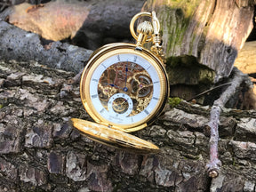 Big Double Cover Gold Pocketwatch