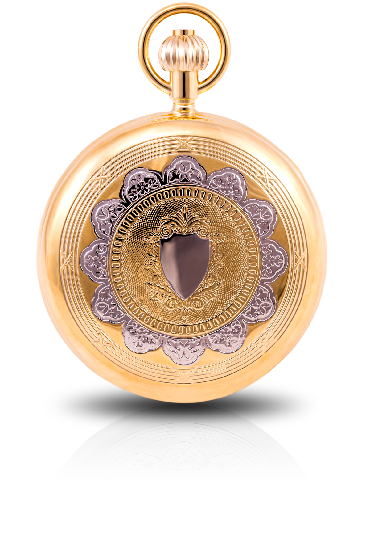 Big Double Cover Gold Pocketwatch