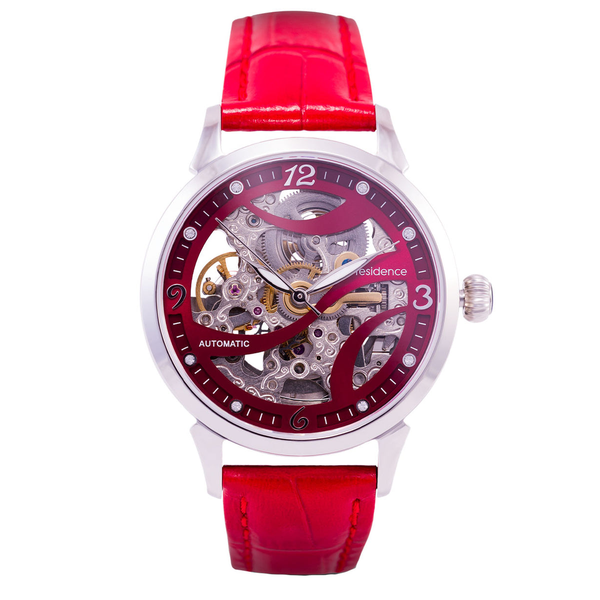 Red skeleton watch sales