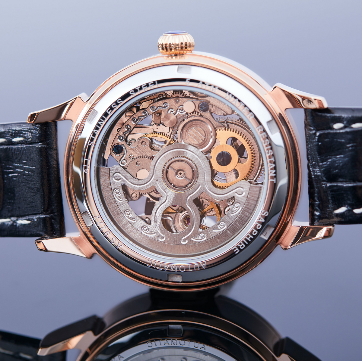 COLOR Watch Steel Rose Gold/Black