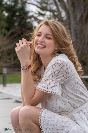 COLOR Watch Steel Red